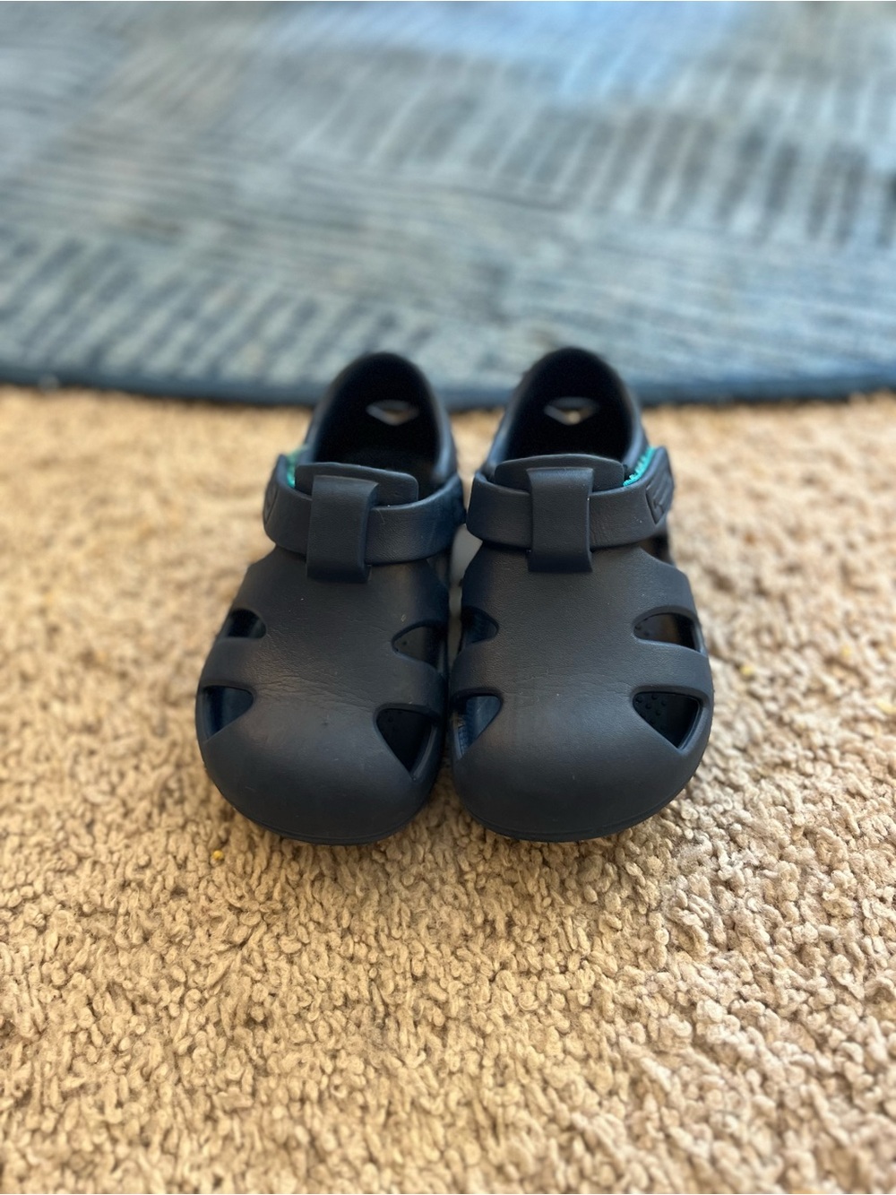 Ten Little Navy Blue Splash Sandals